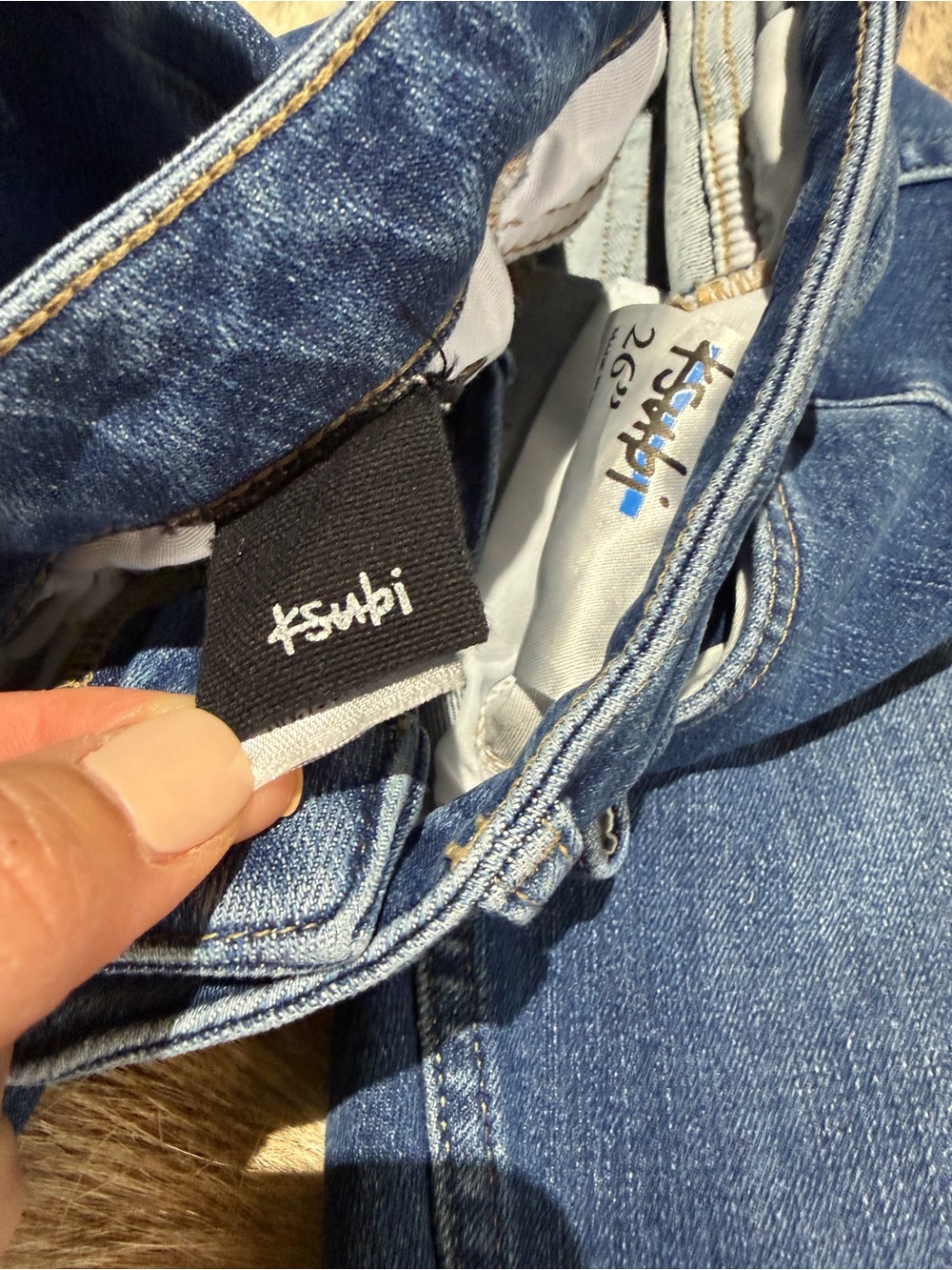 Ksubi Hi N Wasted Crop Jeans Sz 26 High Rise Cropped Skinny Medium Wash - Picture 10 of 15